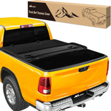 Truck Bed Tonneau Cover Soft Tri-fold Fits for 2002-2024 Dodge Ram 1500/2003-2025 Dodge Ram 2500 3500-6.4ft