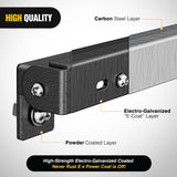 Universal Flip-Up Plate Frame for 10 Inch Hawse Fairlead Mount Front License Bracket Holder Relocation Bumper Winch Mount Roller Fit for Most Pickup Trucks Off-Road Cars SUVs