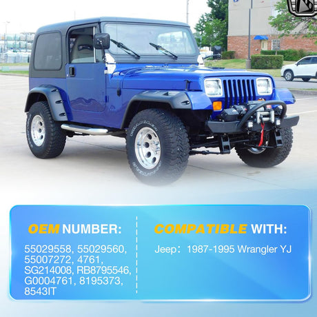 Rear Window Glass Struts 4761 for Jeep Wrangler YJ 1987-1995, Rear Shocks Gas Struts 26 Inch, 2PCS Set Rod