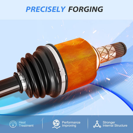 CV Axle Shaft Assembly Compatible with 2008 2009 2010 2011 2012 2013 2014 2015 Subaru Impreza 2005-2009 Legacy Outback Half-Shaft Assemblies Replacement Front Wheel Driver or Passenger Side
