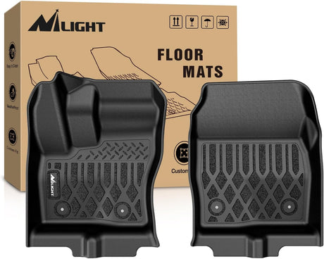 TPE Floor Mats for Ford Transit Connect with Vinyl Flooring and Posts Only 2014 2015 2016 2017 2018 2019 2020 2021 All Weather Custom Fit Heavy Duty Floor Liners