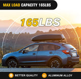 Roof Rack Cross Bars Fit for Subaru Crosstrek 2018-2023 & Impreza 2017 18 19 20 21 22 2023 Aluminum Rails Crossbars with Rubber Pad for Rooftop Cargo Carrier Kayak (Only Fit Raised Side Rails)