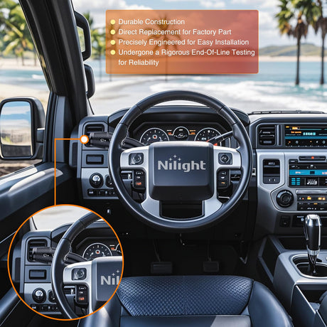 Turn Signal Switch Compatible with 1997 1998 Ford F150 F250 1997 F350 1999-2004 F250 F350 Super Duty 1997-1998 E150 E250 E350 Econoline Multifunction Combination Lever Switches