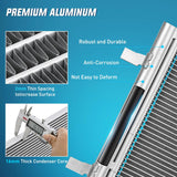 AC Condenser Fit for Chevrolet Malibu 2013 2014 2015 Impala 2014-2020 Cruze 2010-2015, Cadillac 2013-2019, Buick 2010-2017 Air Conditioning A/C Condenser w Receiver Drier Replace#3794,13267649
