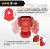 1PC UTV Flag Antenna Mount Whip Light Mounting Bracket Red Adjustable Heavy Duty for 1.5 to 1.75inch 1.75 to 2inch for Polaris RZR Ranger Can Am Maverick X3 Talon
