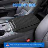 Center Console Cover for Nissan Pathfinder 2022-2026 Armrest Cover | for Pathfinder 2022 23 24 25 2026 Accessories Nappa Leather Middle Console Cushion Waterproof Anti-Scratch Arm Rest Pad Black