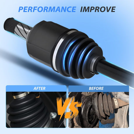 CV Axle Shaft Assembly Compatible with 2006 2007 2008 2009 Ford Fusion Mercury Milan L4 2.3L 2003-2008 Mazda 6 2.3L Half-Shaft Assemblies Replacement Front Wheel Driver and Passenger Side