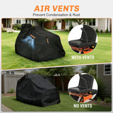 Riding Lawn Mower Cover 98 Inch, Waterproof Lawn Mower Cover | Fits Mowers up to 98 InchL x 36 InchW x 43 InchH, 420D Heavy Duty Fabric, All-weather & UV Protection