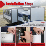 287298 RV in-Wall Slide-Out Motor for Lippert Schwintek 500:1 | Compatible with Lippert LCI Schwintek in Wall Slide System 500:1 High Torque Gear Ratio Motorhome for Travel Trailer Camper