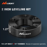 2 Inch Front Leveling Lift Kit for 2006-2023 Dodge Ram 1500 4WD Strut Spacer Suspension Lift Kits Nilight
