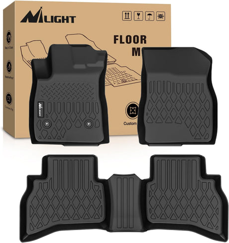 TPE Floor Mats for Chevy Trailblazer (AWD Only) 2021 2022 2023 2024 2025 2026, All Weather Custom Fit Heavy Duty Floor Liners