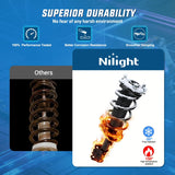 Front Struts Shocks Complete Assembly Kit Fit for Honda CR-V 2.4L L4 2007 2008 2009 2010-2014 (Exc.Touring), Front Shock Absorber Strut Coil Spring Assembly Pair Replace OE#272492 272491, 2PCS