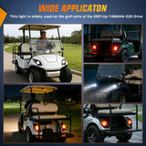 Golf Cart LED Light Kit 12V Stop Brake Turn Signal Yamaha Drive G29 | Headlight Taillight Horn Waterproof Plug and Play Complete Upgrade Kit for 2007-Up Yamaha Drive G29 Electric Carts