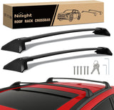 Roof Rack Cross Bars Compatible with Toyota Highlander 2020 21 22 23 24 2025 with Side Rails, Adjustable Aluminum Less Wind Noise Car Crossbars for Cargo Carrier Luggage Kayak Tent SnowboardX
