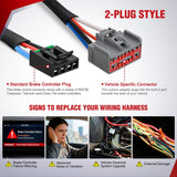 Wiring Harness Kit Brake Controller Wiring Harness Adapter for GMC Sierra 1500 2019-2024, 2500 3500 2020-2023, Yukon 21-22, Chevrolet Silverado 1500 2019-2024, 2500 3500 2020-2024, Suburban and Tahoe 2021 2022