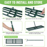 Lawn Leveling Rake 30 Inch for Soil Yard Leveling Rake with 30 Inchx10 Inch Ground Plate 72 Inch Steel Handle Effort-Saving Heavy Duty Ground Leveler Tool for Backyard Garden Farm Golf Course Landscaping