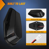 LED Cab Marker Lights 5 PCS 16 LED Smoke Lens Amber Clearance Roof Running Light Compatible with1984-1997 Ford F150 F250 F350 Pickup Trucks 1988-1997 Ford F Super Duty