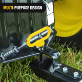 1/2 Inch Diameter Heavy Duty Ultra Strong Neodymium Magnet Trailer Hitch Pin Yellow for Lawn Mower, Tractor, Towing Cargo, ATV Trailer