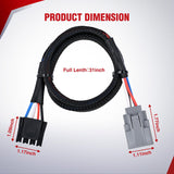 Wiring Harness Kit Brake Controller Wiring Harness Adapter for Ram 1500 2500 3500 Dodge Pickup 2010 2011 2012 Factory Towing Package Required Towing Hitch Trailer RV