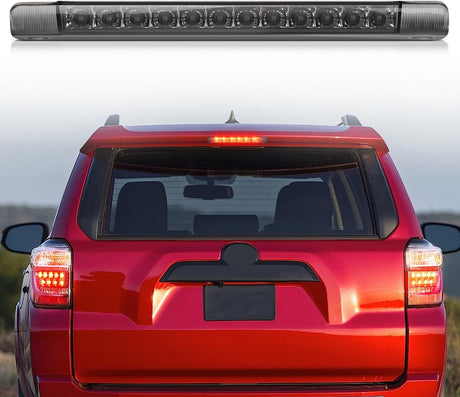 Third Brake Light Tail High Mount 3rd Stop Lights Smoked Lens for Toyota 4Runner 2010-2016 Highlander 2014-2016 Prius 2010-2015 Prius C Prius V 2012-2016 Sienna 2011-2016 Van SUV Rear Cab