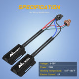 7443 CK LED CANbus Decoder Turn Signal Anti-Flicker Resistor | Helps Reduce Hyper Flash, Flickering and Dashboard Error Warnings, Pack of 2