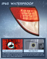 Taillight Assembly Compatible with 2019 2020 2021 2022 Honda HRV Red Clear Tail Light OE Style Rear Outer Lamp Replacement Driver Side