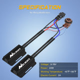 3157B CK LED CANbus Decoder, Anti-Flickering Harness Load Resistor Kit Turn Signal Error Warning Canceller, Pack of 2
