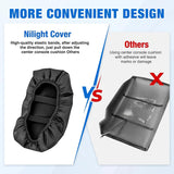 Center Console Cover for Nissan Altima 2013-2018 Armrest Cushion | for Altima 2013 14 15 16 17 2018 Accessories Nappa Leather Armrest Cover for Car Waterproof Anti-Scratch Arm Rest Pad, Black
