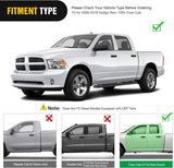 Running Boards for 2009-2018 Dodge Ram 1500 Crew Cab 2010-2024 Ram 2500 3500 4 Full Size Doors 6 Inch Side Step Nerf Bars Black