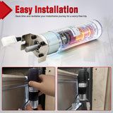 364262 RV in-Wall Slide-Out Motor with Brake Lippert SlimRack | Brake 42mm Mid Torque Motor Compatible with Lippert SlimRack Schwintek in Wall Slide System for Travel Trailer Camper
