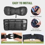 Golf Cart Front Seat Cover 1PC Black Leather Yamaha Drive G29 | Waterproof Leather No Staple Design Sun Scratch Resistant Cover Fits Yamaha 2007-2016 Drive G29/2017-2026 Drive 2