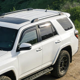 Window Visors for Toyota 4Runner 2003 2004 2005 2006 2007 2008 2009 | Fresh Air Ventilation, Rain & Sun Protection Vent Visors Window Deflectors Smoke Tint, 4PCS