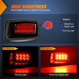 Golf Cart LED Taillights 2PCS 12V Stop Brake Turn Signals EZGO TXT | High Brightness Waterproof Plug and Play Design Running Light Upgrade Easy Installation for 1996-2013 EZGO TXT Electric Carts