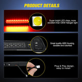 Third Brake Light for Ridgeline 2006-2014, Smoked Lens | for Ridgeline 2006 2005 2006 2007 2008 2009 2010 2011 2012 2013 2014, High Mount 3rd Stop Car Truck Rear Center Cab LED Lamp
