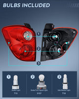 Taillight Assembly for 2010 2011 2012 2013 2014 2015 Chevy Equinox | Tail Light OE Style Rear Lamp Replacement Driver Side