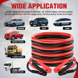 0 Gauge 20FT 1000A Car Battery Jumper Cables Kit | Heavy Duty Booster Jump Start Cable with Storage Bag for Jump Starting Dead or Weak Batteries for Pickup Truck RV Vans SUV