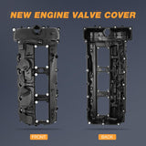 N55 Engine Valve Cover with Gasket, Bolts, Oli Cap for BMW 2011-2019 Model - 135i 335i 535i 640i X3 X5 X6 M2 M135i (xDrive) ActiveHybrid Series - 3.0L Turbo, Replace# 11127570292