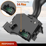 Turn Signal Switch Compatible with 2010 2011 2012 2013 2014 Ford Mustang Windshield Wiper Multifunction Combination Lever Switches