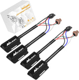 7443 LED CANbus Decoder, Anti-Flickering Harness Load Resistor Kit Turn Signal Error Warning Canceller, Pack of 2 | Helps Reduce Hyper Flash, Flickering and Dashboard Error Warnings, Pack of 2