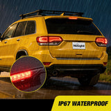 Third Brake Light for Dodge Caliber 2007-2012 Cherokee 2011-2017 | for Dodge Caliber 2007-2012, Durango 2011-2017, Jeep Cherokee 2011-2017, Compass 2007-2016, High Mount 3rd Stop Lamp, Smoked