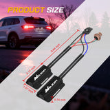7443 LED CANbus Decoder, Anti-Flickering Harness Load Resistor Kit Turn Signal Error Warning Canceller, Pack of 2 | Helps Reduce Hyper Flash, Flickering and Dashboard Error Warnings, Pack of 2