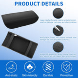 Center Console Cover Fit for 2017-2023 Tesla Model 3 2020 2021 2022 2023 Model Y PVC Leather Middle Console Cover Tesla Model 3/Y Car Center Console Cushion Pad Car Armrest Box Cover-Black