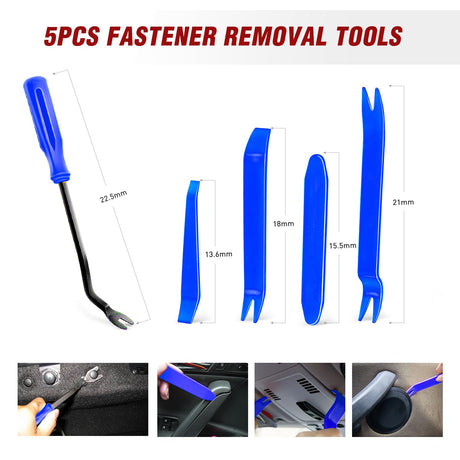 860Pcs Car Push Retainer Clips & Auto Fasteners Assortment -26 Most Popular Sizes Nylon Bumper Fender Rivets with 10 Cable Ties and Fasteners Remover for Toyota GM Ford Honda Chevy