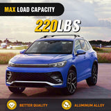 Roof Rack Cross Bars Compatible with 2018-2024 VW Volkswagen Tiguan & Taos 2022 2023 2024 with Side Rails, Adjustable Aluminum Car Crossbars for Cargo Carrier Luggage Box Kayak Tent Snowboard