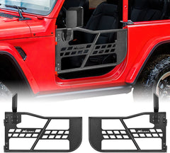 2018-2023 Jeep Wrangler JL | 2020-2023 Gladiator JT 2Door Front Tubular Doors with Side View Mirrors