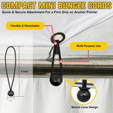 Ultimate Outdoor Bungee Cord Assortment - Heavy Duty Set of 36 (18 Inch 24 Inch 32 Inch 40 Inch 48 Inch) with Hooks for Camping Securing and DIY
