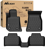 TPE Floor Mats for BMW 3 Series G20 330i 330i xDrive RWD Sedan Only 2019 2020 2021 2022 2023 2024 2025 All Weather Custom Fit Heavy Duty Floor Liners