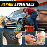 Car Emergency Kit with Jumper Cable Air Compressor Tire Repair Essential Tools First Aid Alligator Connector Electrical Kit for Travel Camping Outdoor Cars Truck SUV RV