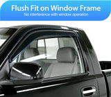 Window Visors for 1999-2007 Chevy Silverado/GMC Sierra 1500 | For 1999-2006 Silverado/Sierra 2500, 2001-2007 Silverado/Sierra 3500 Standard Cab, Outside Mount Rain Guards, 2PCS