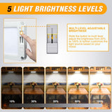 LED Interior Light 4PCS 12.5 Inch 3 Color Ceiling Light | 96LEDs with Dimmable 3100K to 6500K Lighting Memory Function and 12V-30V Compatibility for RV Enclosed Cargo Trailer Van Boat